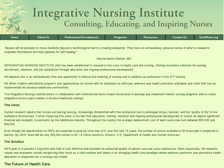 www.integrativenursinginstitute.org