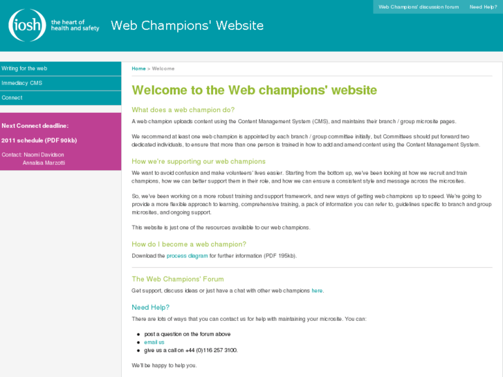 www.ioshwebchampions.net