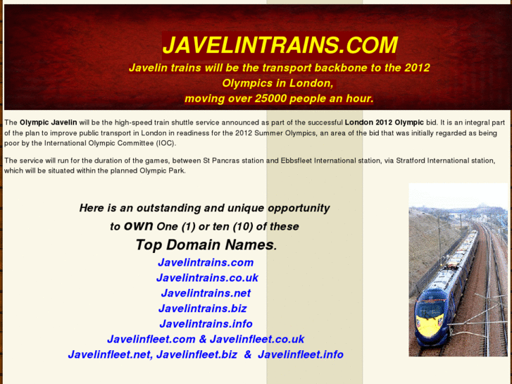 www.javelintrains.com