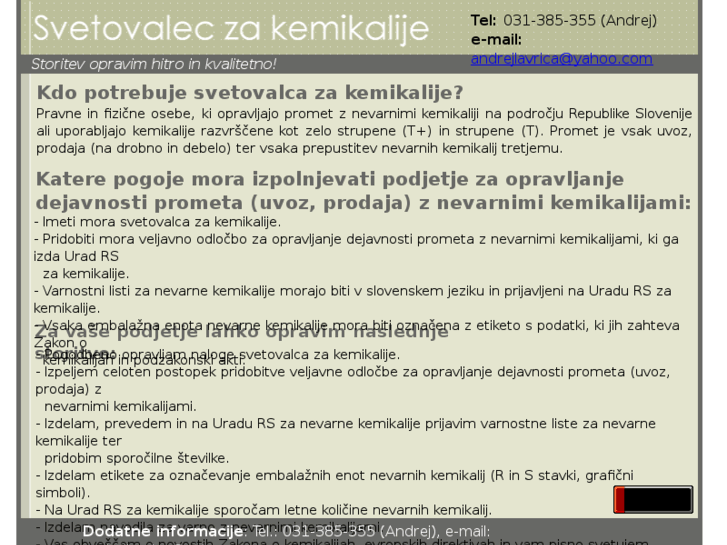 www.nevarnekemikalije.com