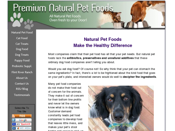 www.premiumnaturalpetfoods.com