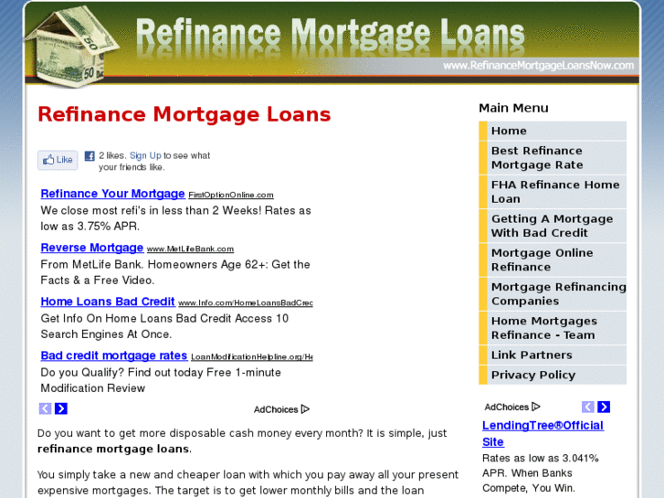 www.refinancemortgageloansnow.com