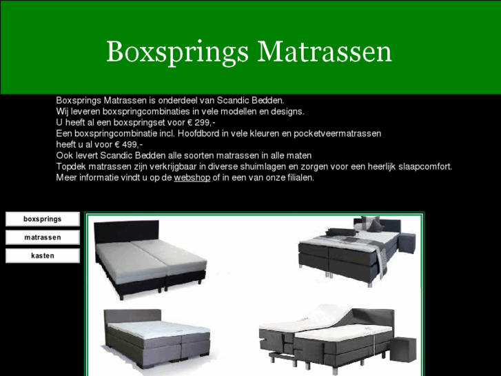 www.boxsprings-matrassen.nl