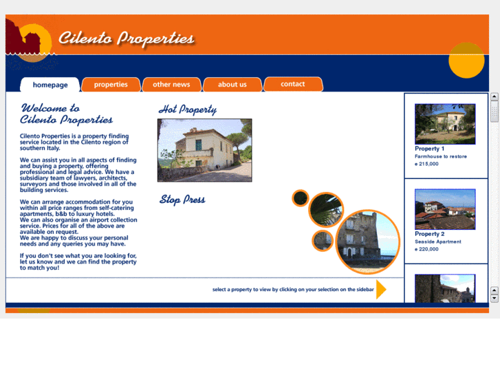 www.cilentoproperties.com