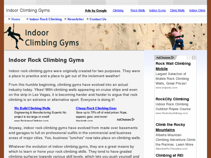 www.indoorclimbinggyms.com