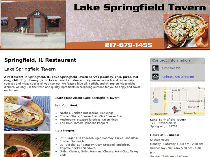 www.lakespringfieldtavern.com