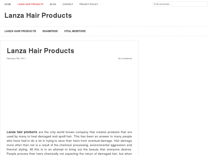 www.lanzahairproducts.net