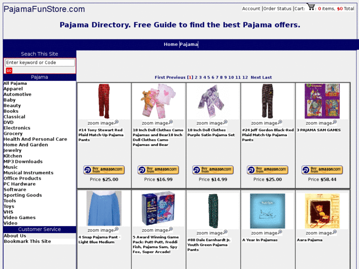 www.pajamafunstore.com