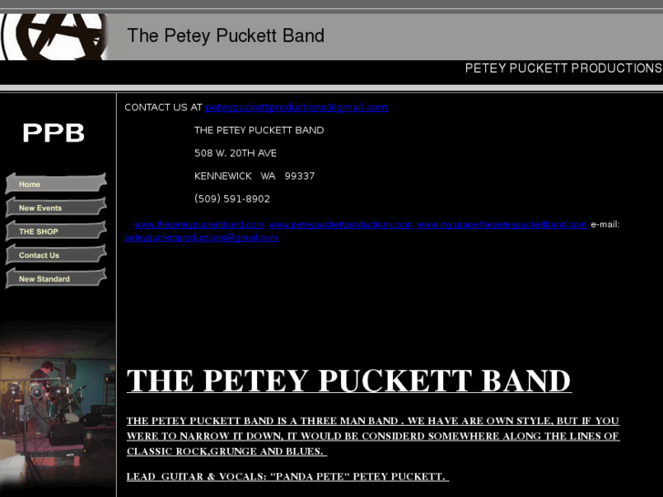 www.thepeteypuckettband.com