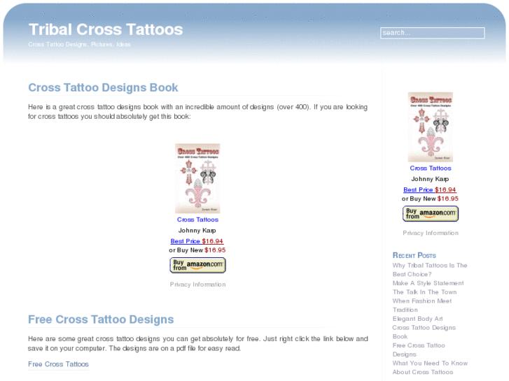 www.tribal-cross-tattoos.com