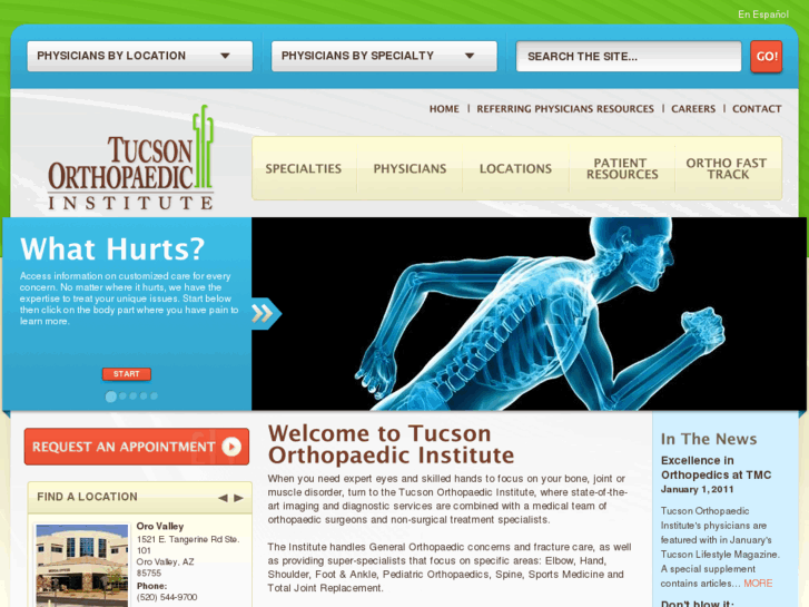 www.tucsonortho.com