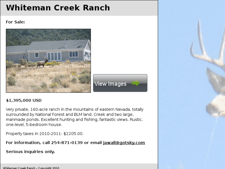 www.whitemancreekranch.com