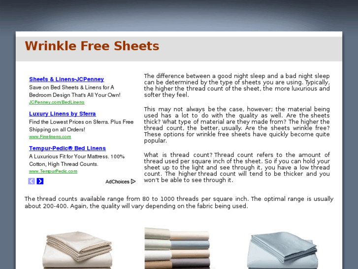 www.wrinklefreesheets.com