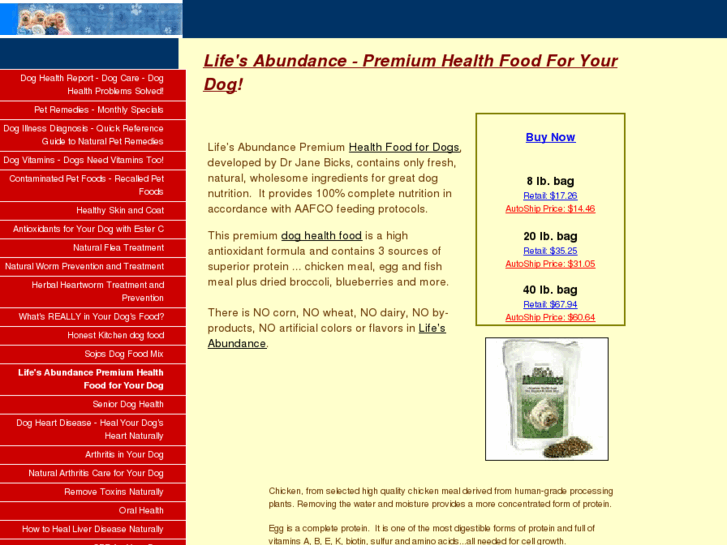www.all-natural-dog-food.com