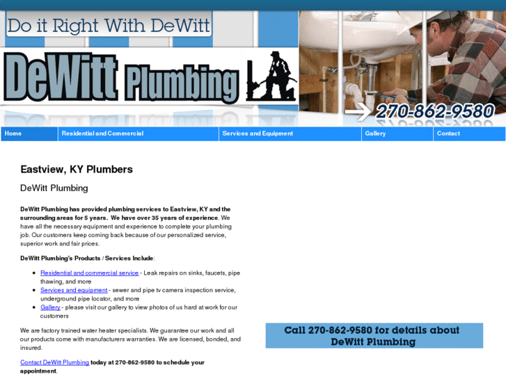 www.dewittplumbing.com