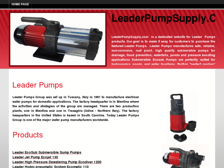 www.leaderpumpsupply.com