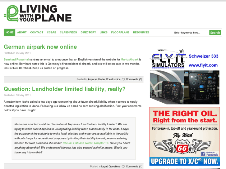 www.livingwithyourplane.com