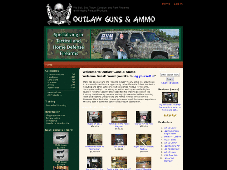 www.outlawgunsandammo.com