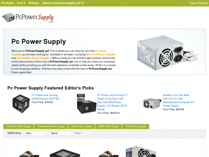 www.pcpowersupply.net