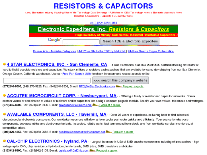 www.resistorsandcapacitors.com