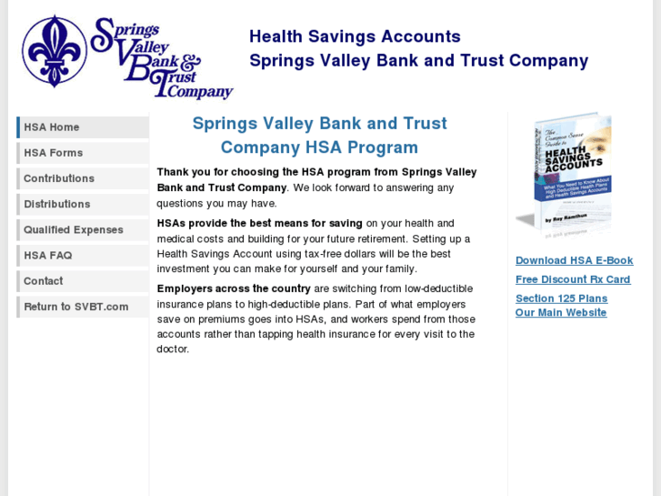 www.springsvalleybankhsa.com