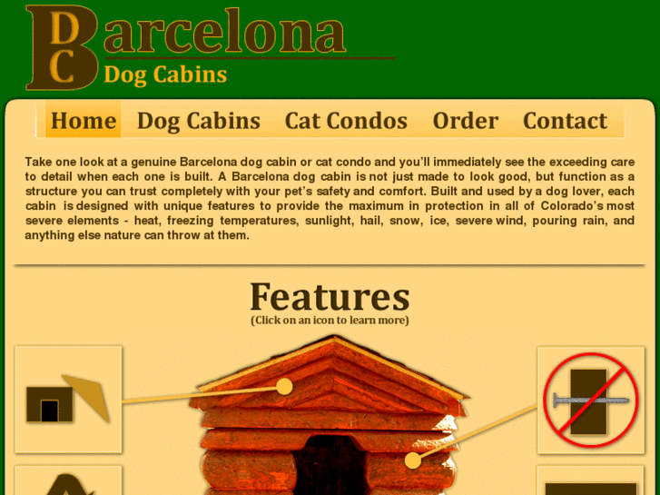 www.barcelonadogcabins.com