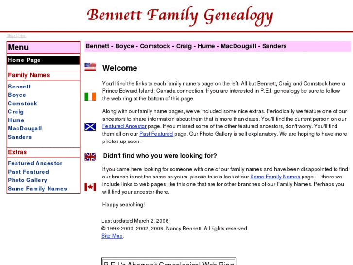 www.bennettgenealogy.net