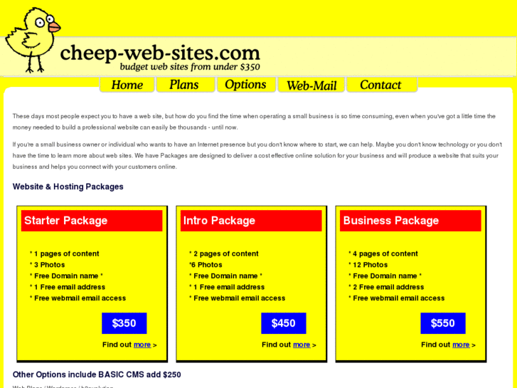 www.cheep-web-sites.com
