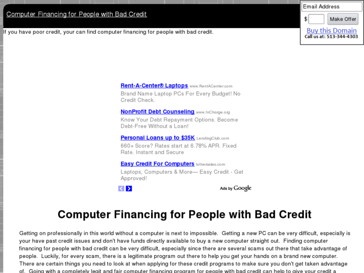 www.computerfinancingforpeoplewithbadcredit.com