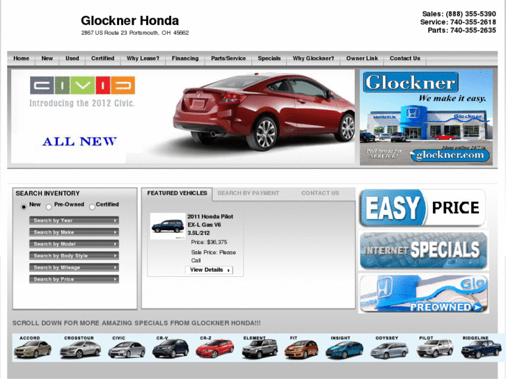 www.glocknerhonda.com