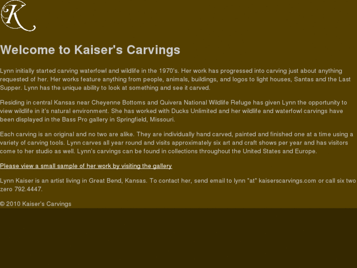 www.kaiserscarvings.com