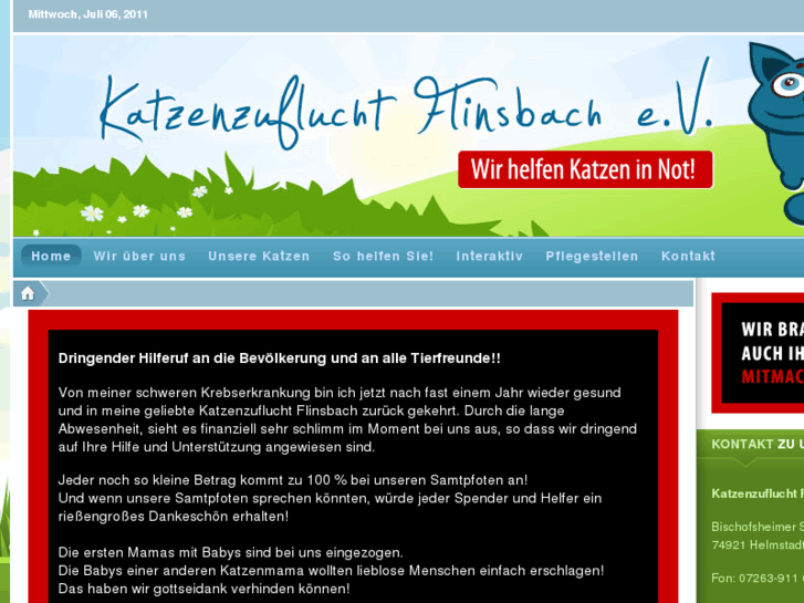 www.katzenzufluchtflinsbach.de