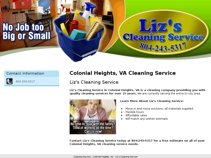 www.lizcleaningva.com