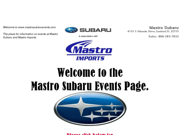 www.mastrosubaruevents.com