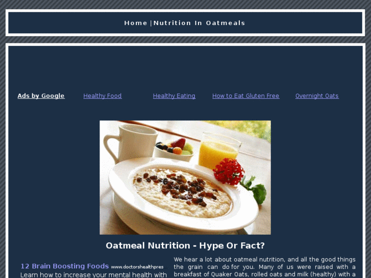 www.oatmealnutrition.net