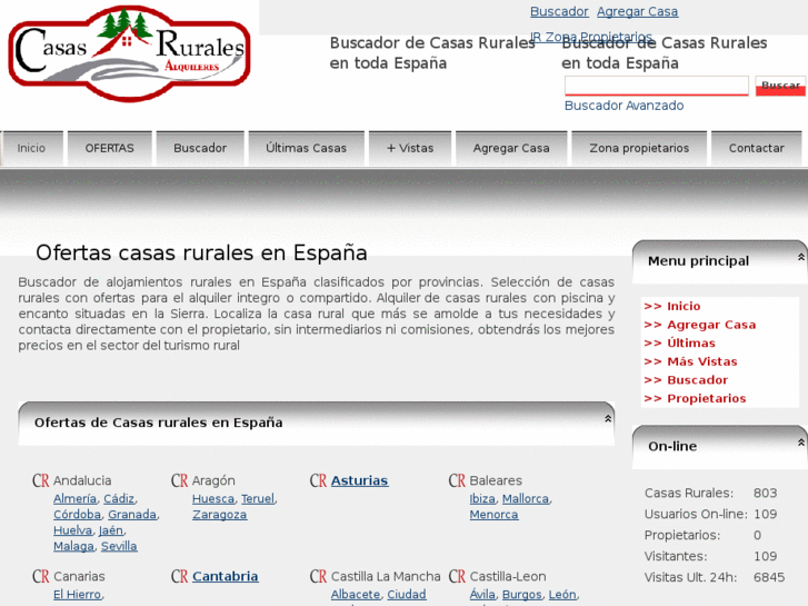 www.ofertascasasrurales.info