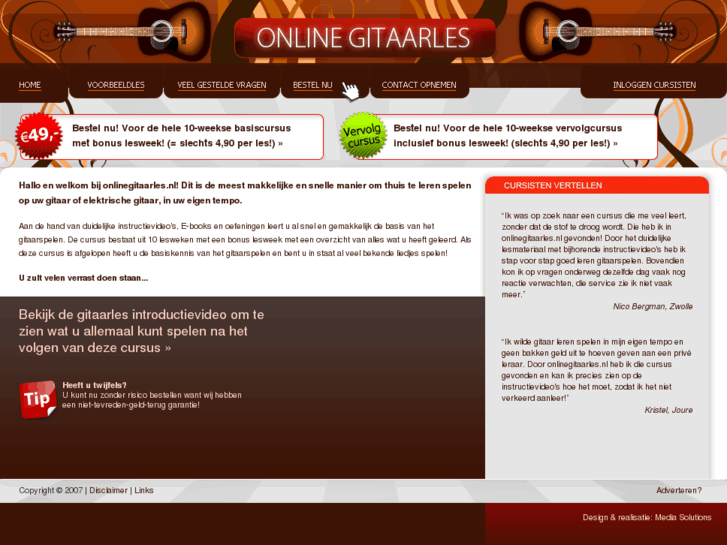 www.onlinegitaarles.nl