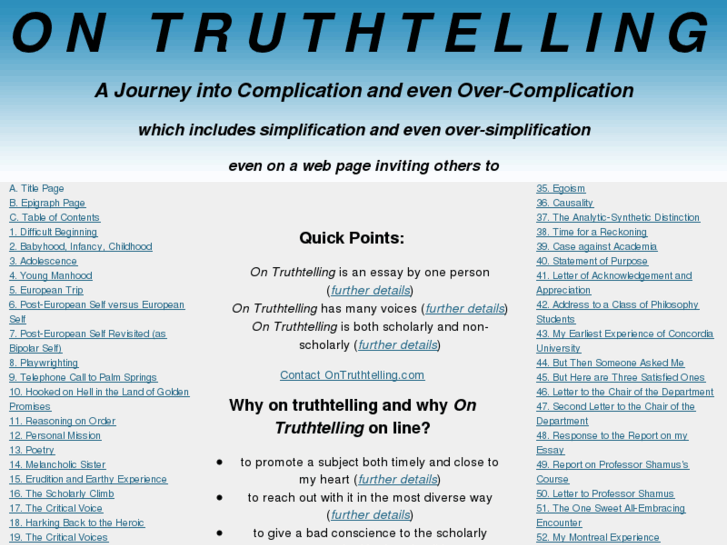 www.ontruthtelling.com