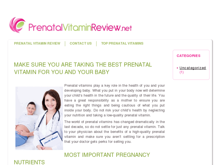 www.prenatalvitaminreview.net