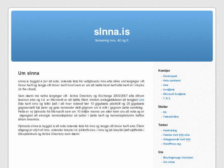 www.sinna.is