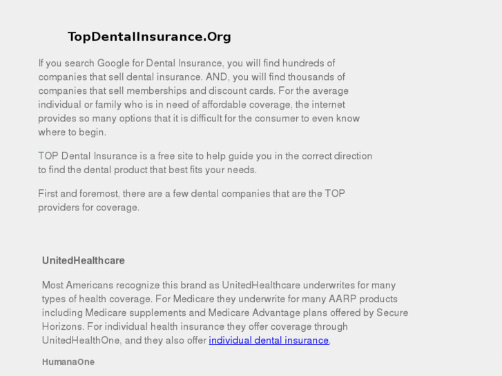 www.topdentalinsurance.org