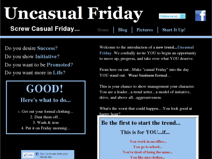 www.uncasual-fridays.com