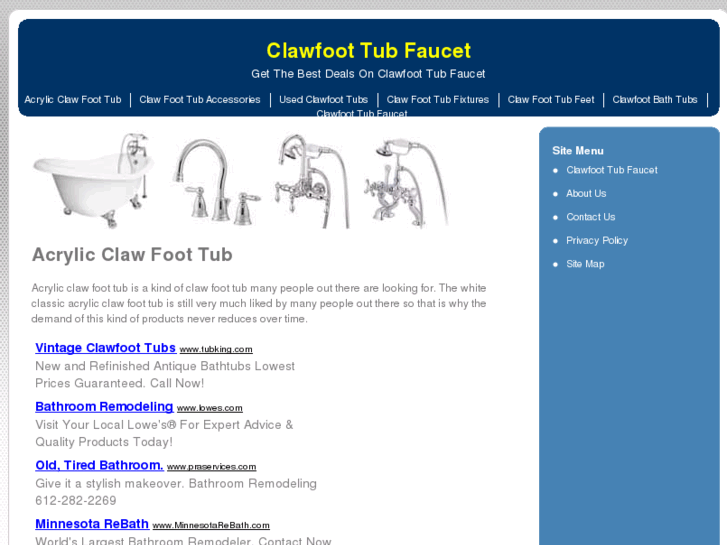 www.clawfoottubfaucet.org