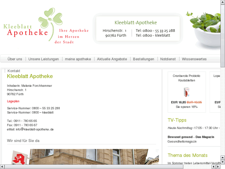 www.kleeblatt-apotheke.com