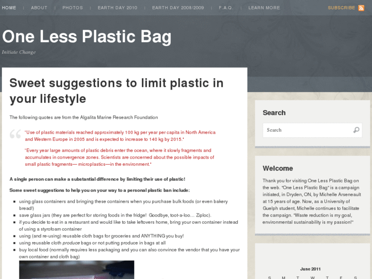 www.onelessplasticbag.ca