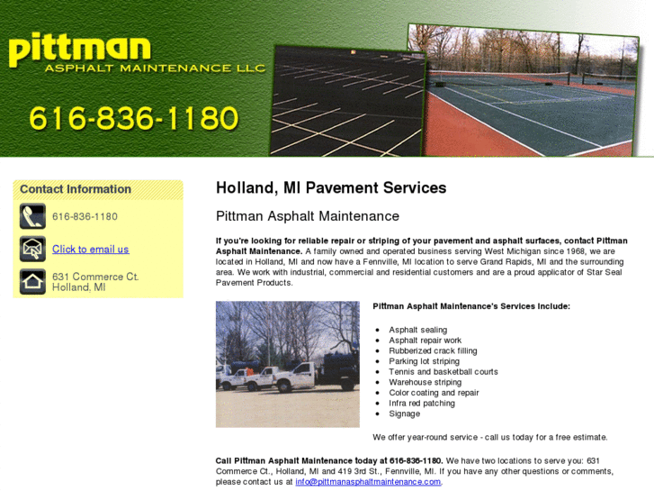 www.pittmanasphaltmaintenance.com