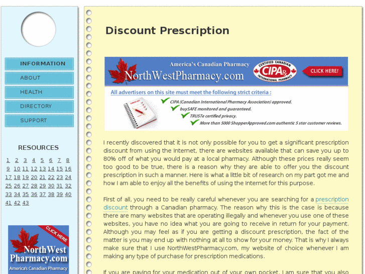 www.prescriptiondiscountprescription.com