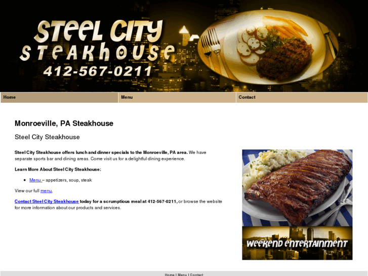 www.steelcitysteakhouse.com