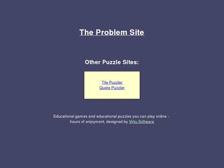 www.theproblemsite.net