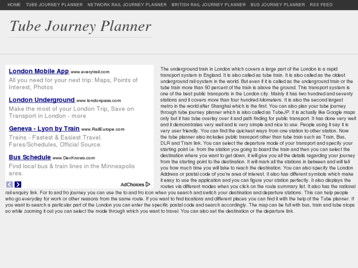 www.tubejourneyplanner.com